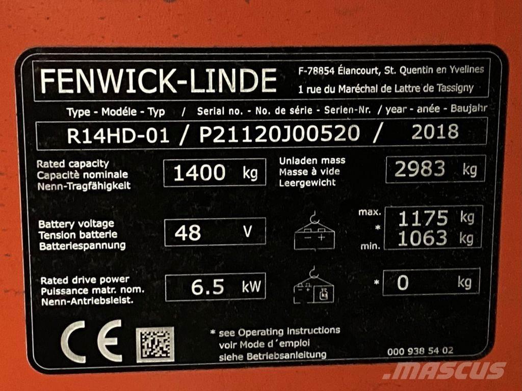 Linde R14HD Carrello retrattile