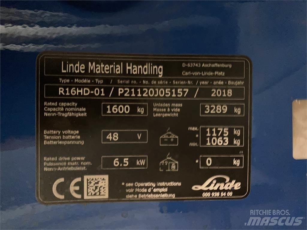 Linde R16HD Carrello retrattile
