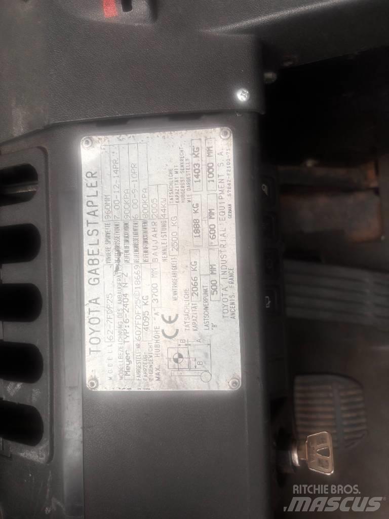 Toyota 62-7 FDF 25 Carrelli elevatori diesel