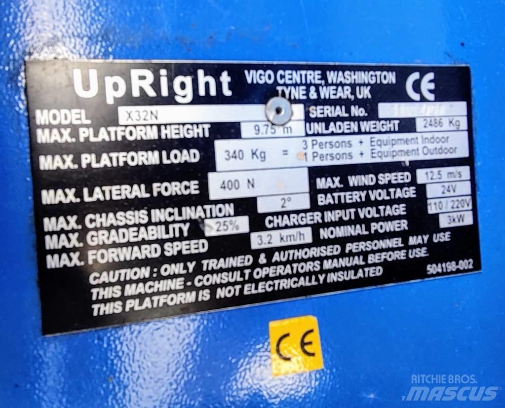 UpRight X32N Piattaforme a pantografo