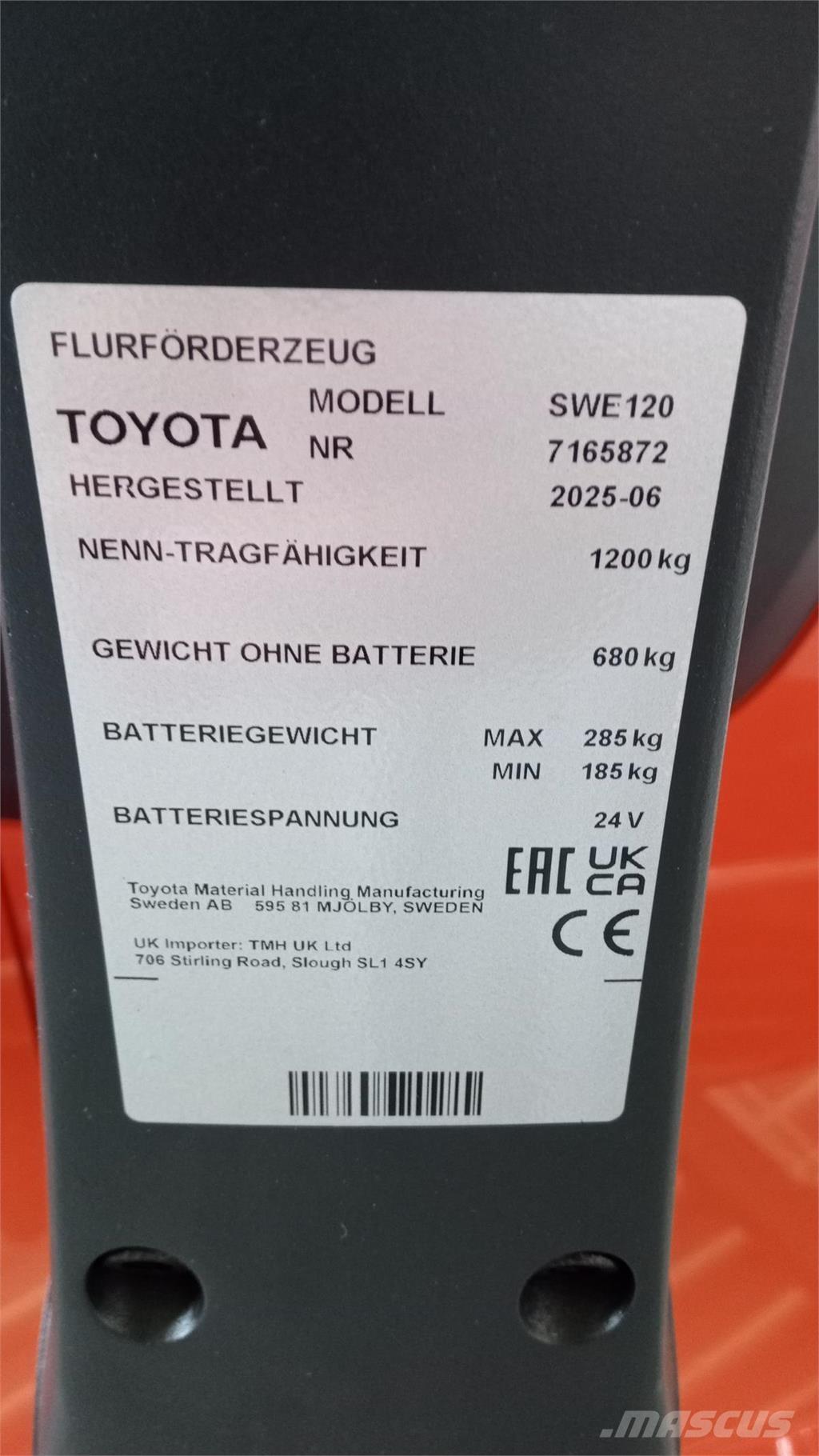 Toyota SWE120 Carelli stoccatori  automatici-usati