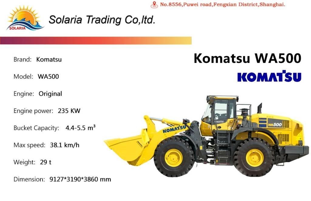 Komatsu WA 500 Pale gommate