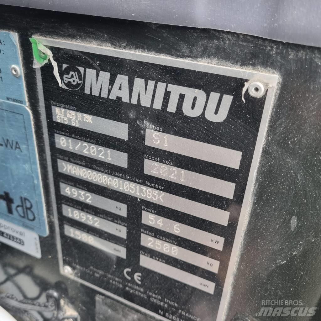 Manitou MLT 625-75 H Sollevatori telescopici