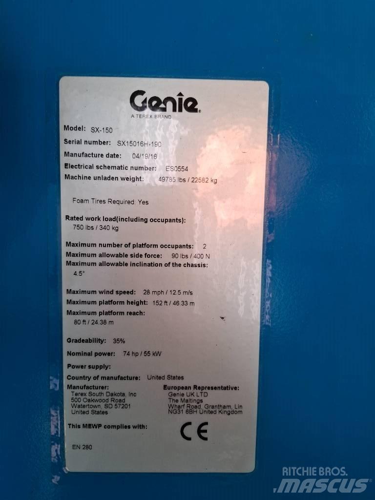 Genie SX 150 Piattaforme a braccio telescopico