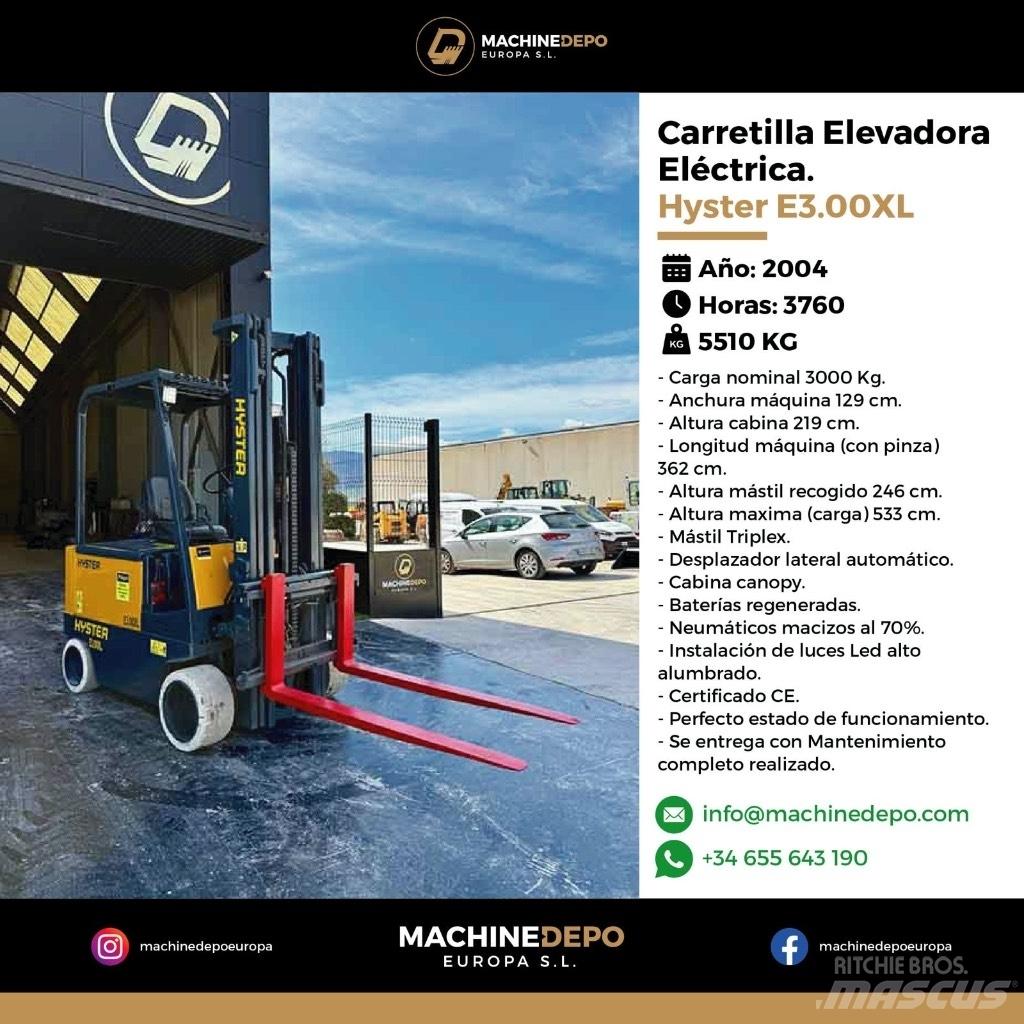Hyster E3.00XL Carrelli elevatori elettrici