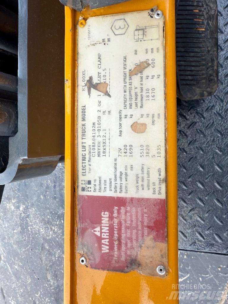 Hyster E3.00XL Carrelli elevatori elettrici