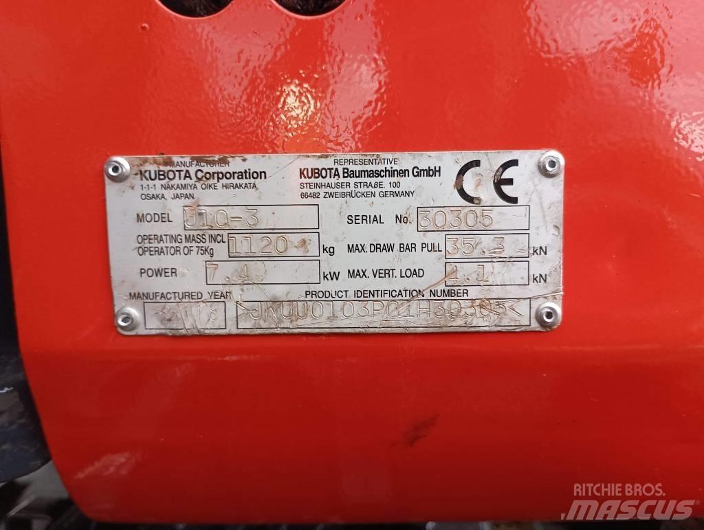 Kubota U 10 Miniescavatori