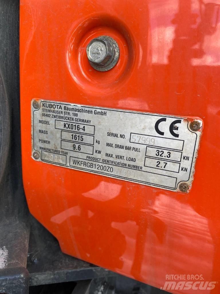 Kubota KX016-4 Miniescavatori
