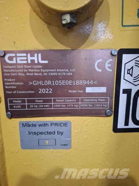 Gehl GELH R105 Mini Pale Gommate
