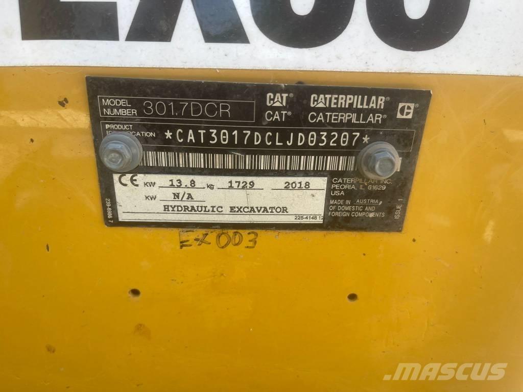 CAT 301.7 CR Miniescavatori