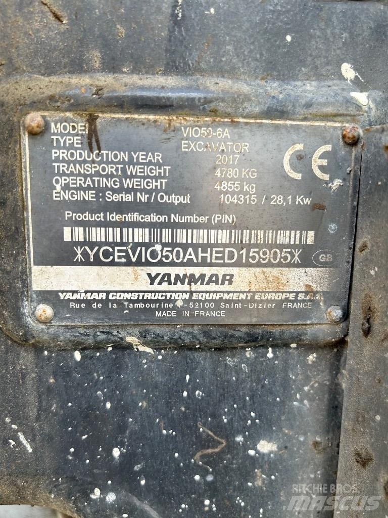 Yanmar VI050 - 6A Miniescavatori