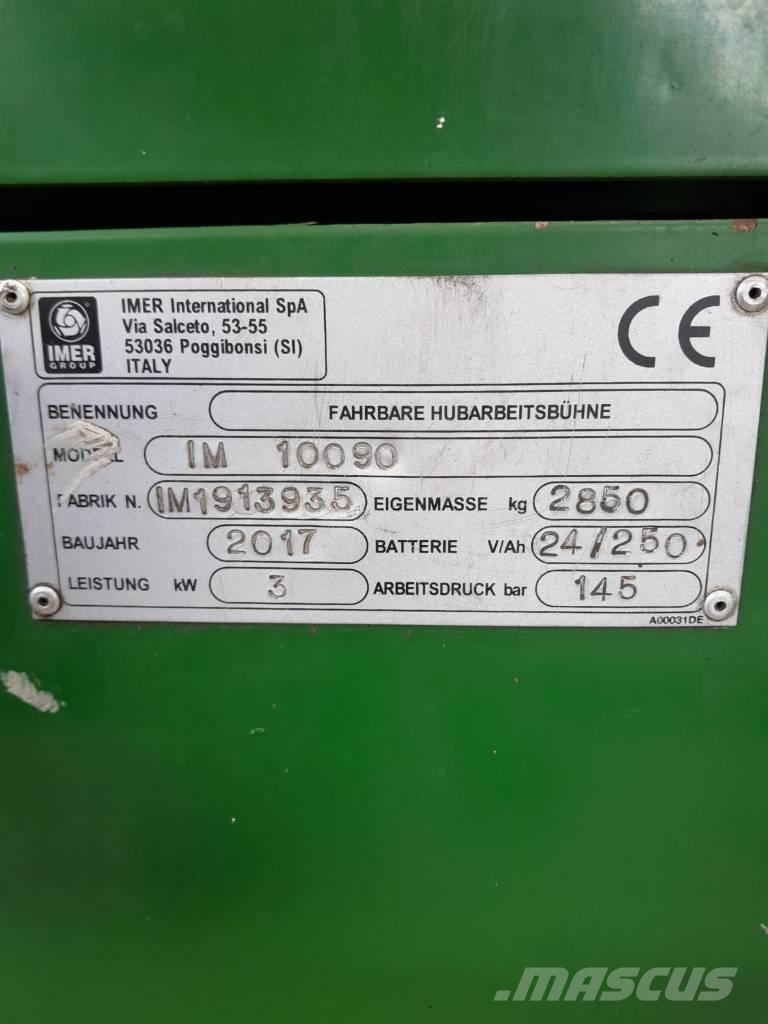 Imer IM 10090 Piattaforme a pantografo