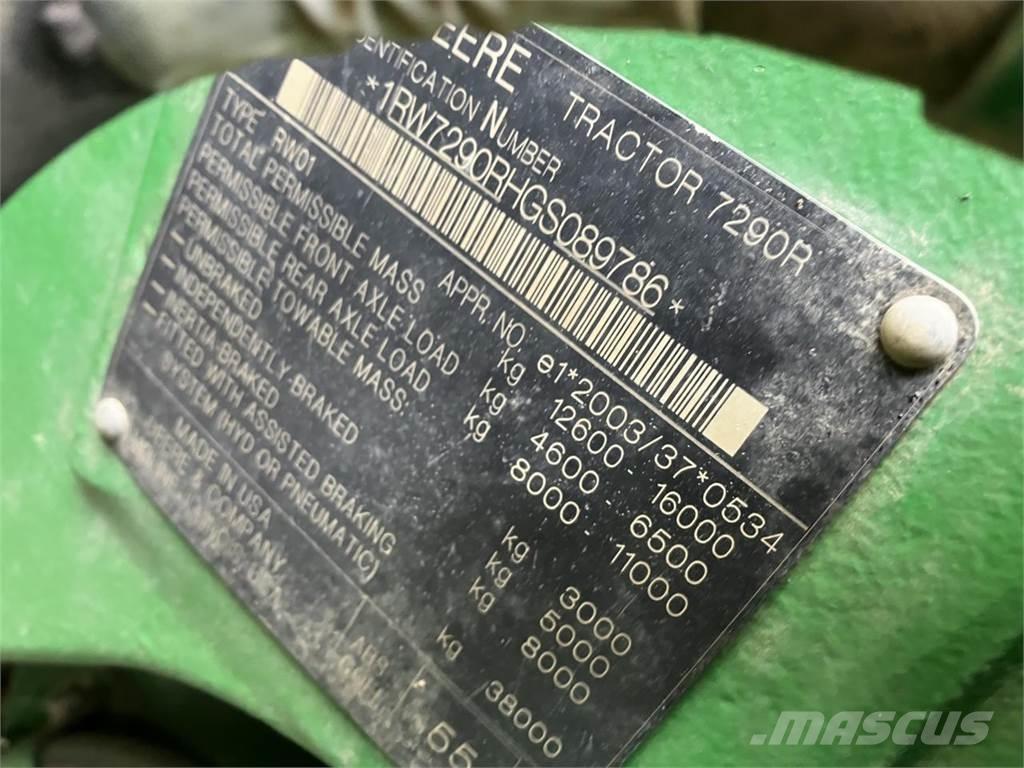 John Deere 7290R Trattori