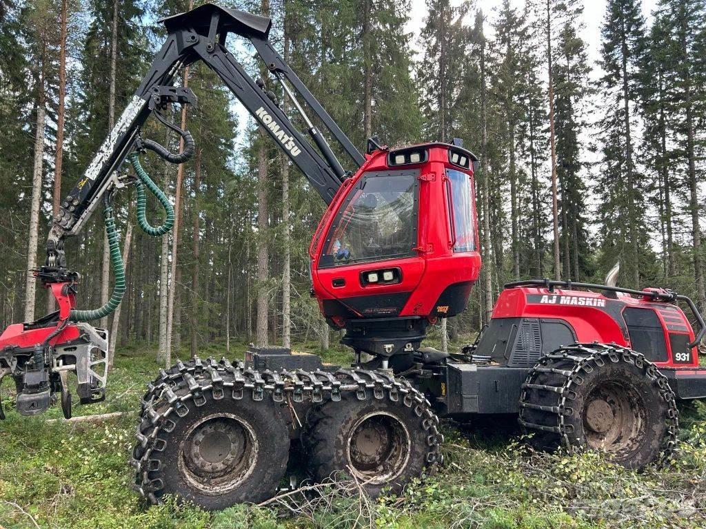 Komatsu 931 Abbattitrici, Disboscatrici