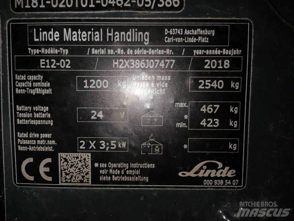 Linde E12-02 Carrelli elevatori elettrici