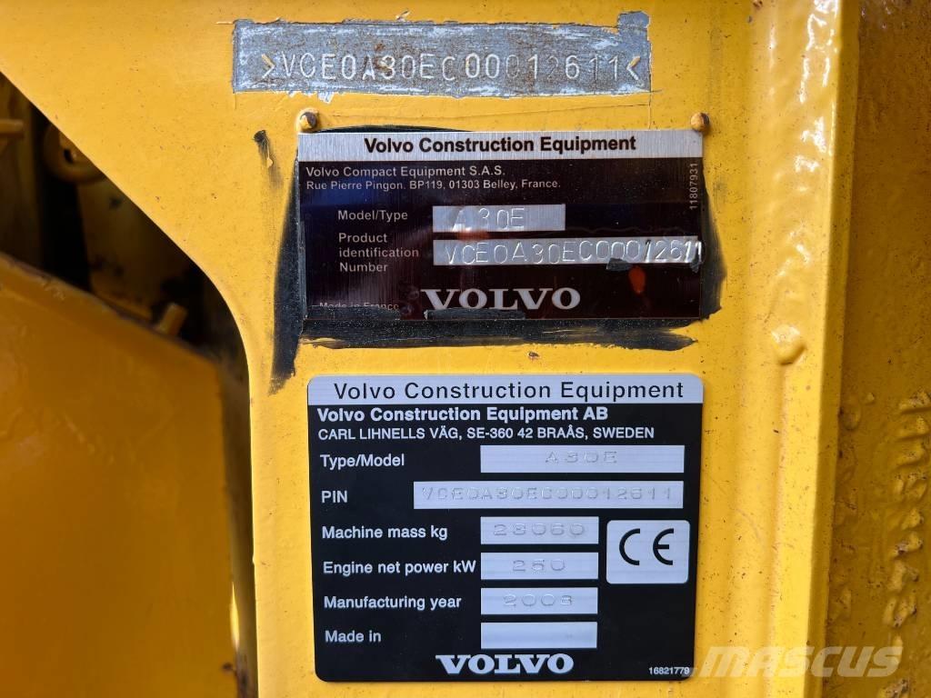Volvo A30E Dumpers articolati