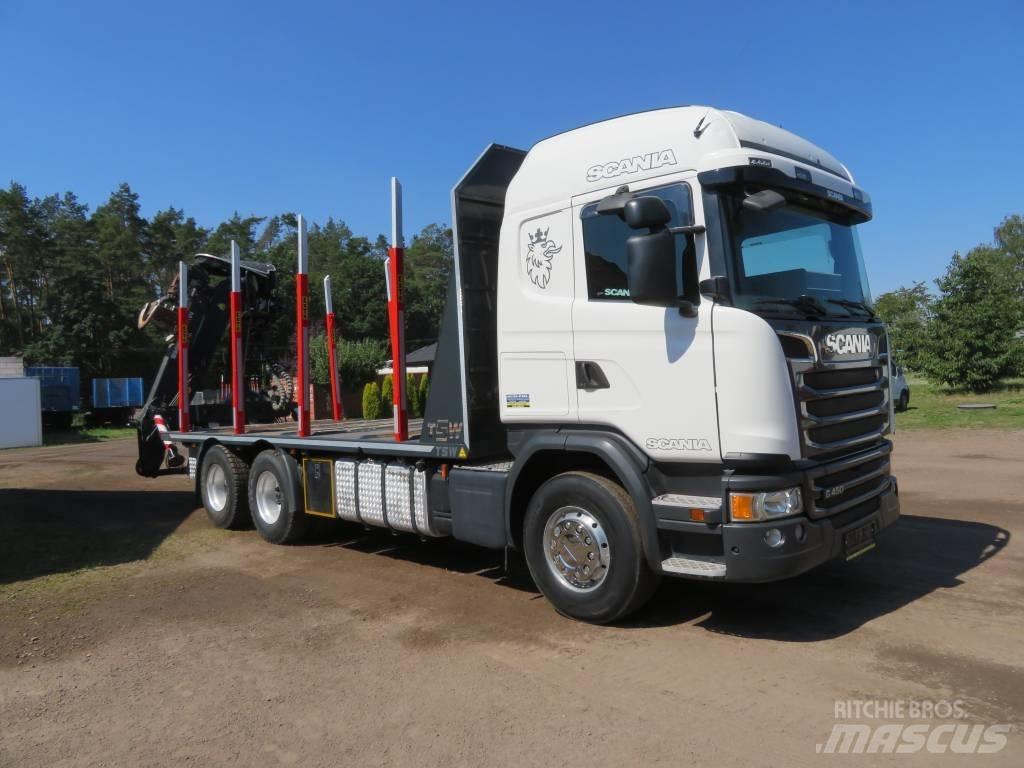 Scania G 450 Camion trasporto legname