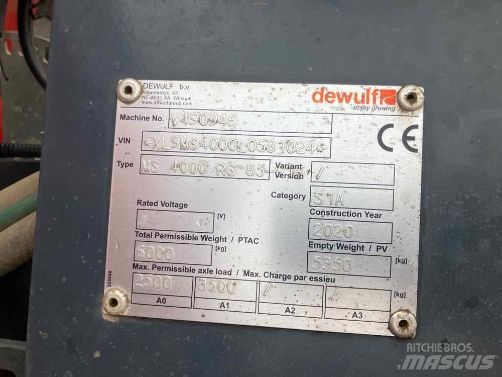 Dewulf MS4000 Piantatrici di patate