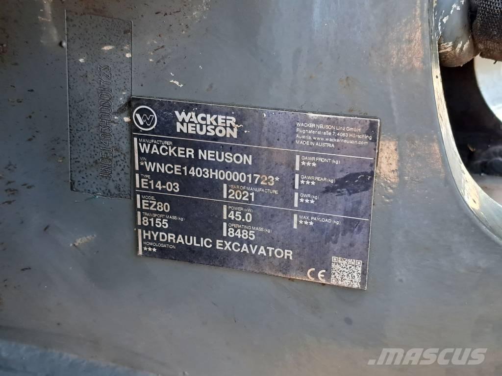Wacker Neuson EZ 80 Escavatori cingolati