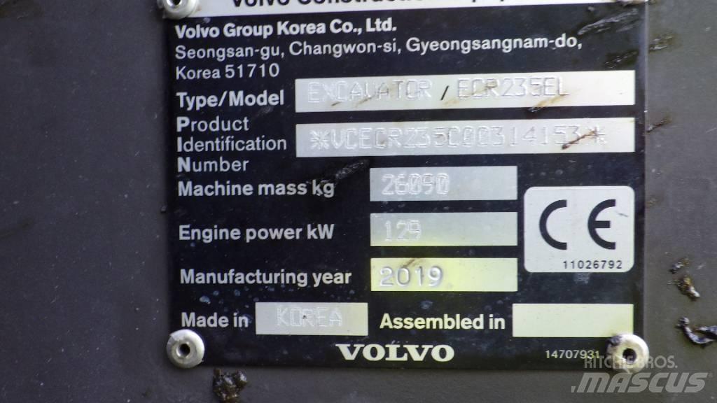 Volvo ECR235EL Escavatori cingolati