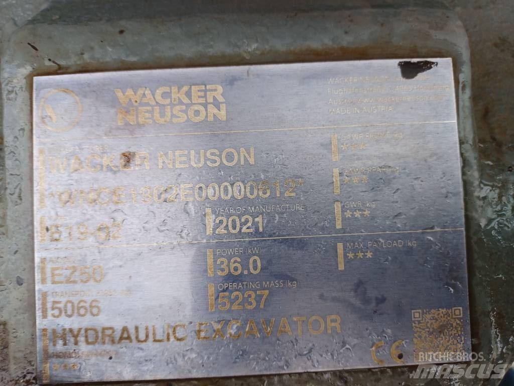 Wacker Neuson EZ50 Escavatori cingolati