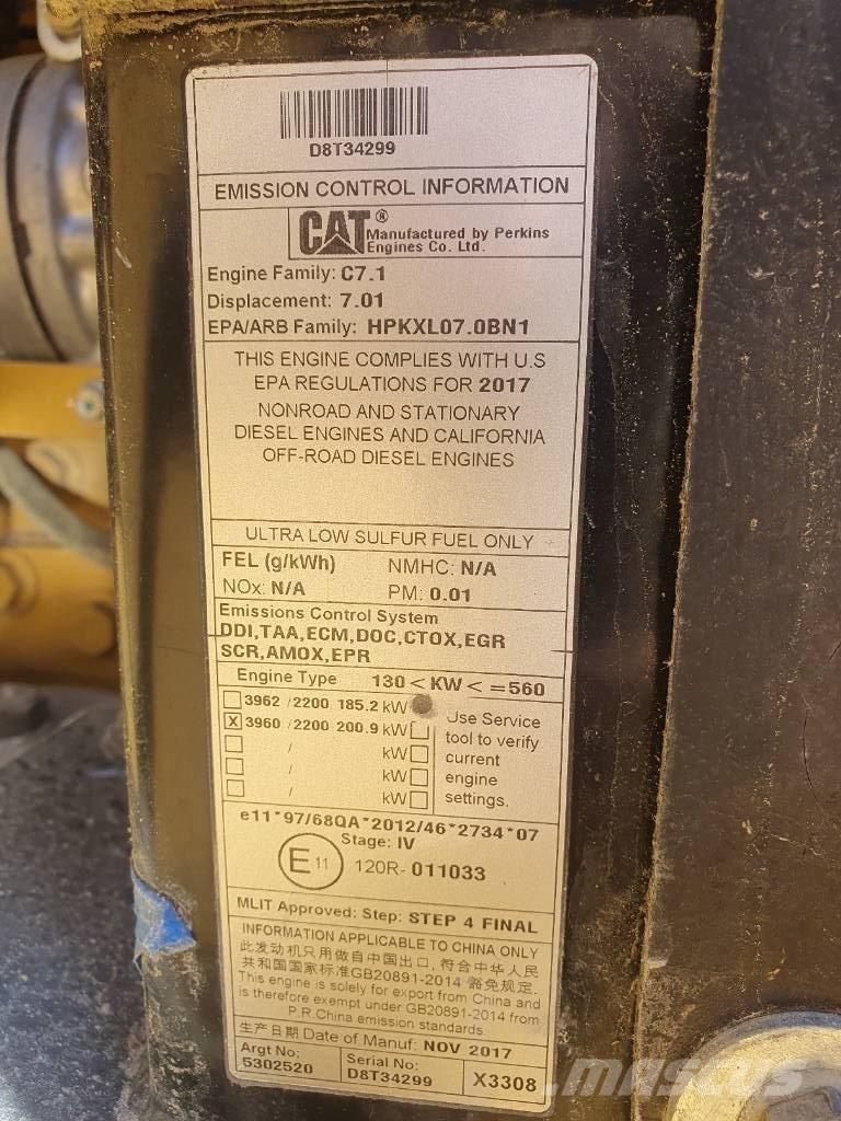 CAT 950M Pale gommate
