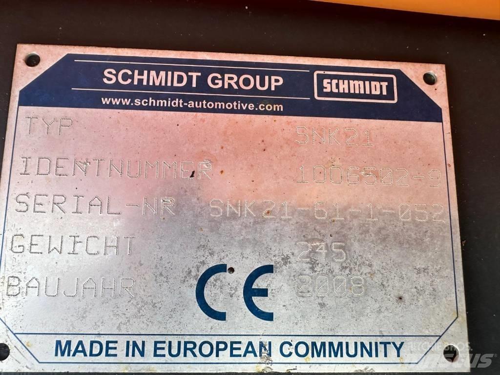 Schmidt SNK21 Lame spazzaneve e aratri