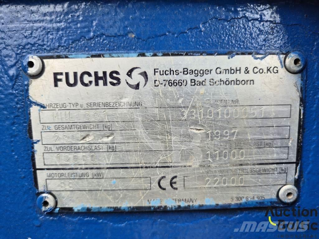 Fuchs MHL 331 Escavatori gommati
