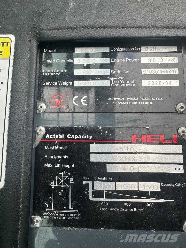 Heli CPCD 35 Carrelli elevatori diesel