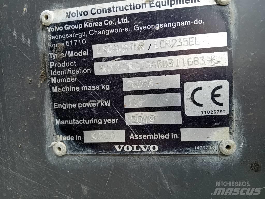 Volvo ECR235EL Escavatori cingolati