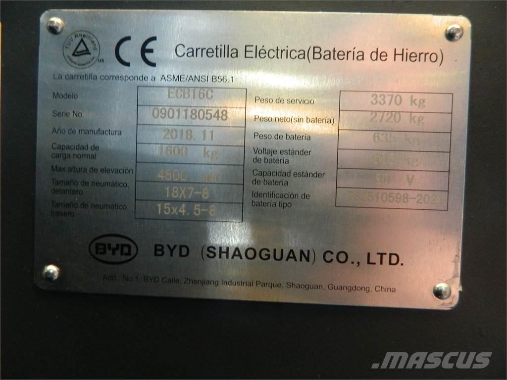 BYD ECB16C Carrelli elevatori elettrici