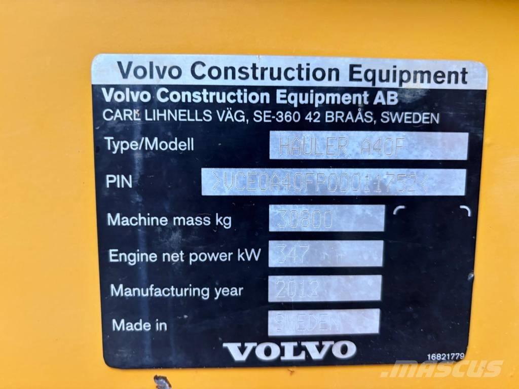 Volvo A 40 F Dumpers articolati