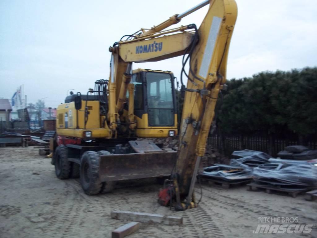 Komatsu PW 180-7 Escavatori gommati