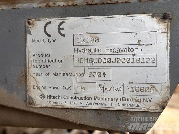 Hitachi ZX180 Escavatori speciali