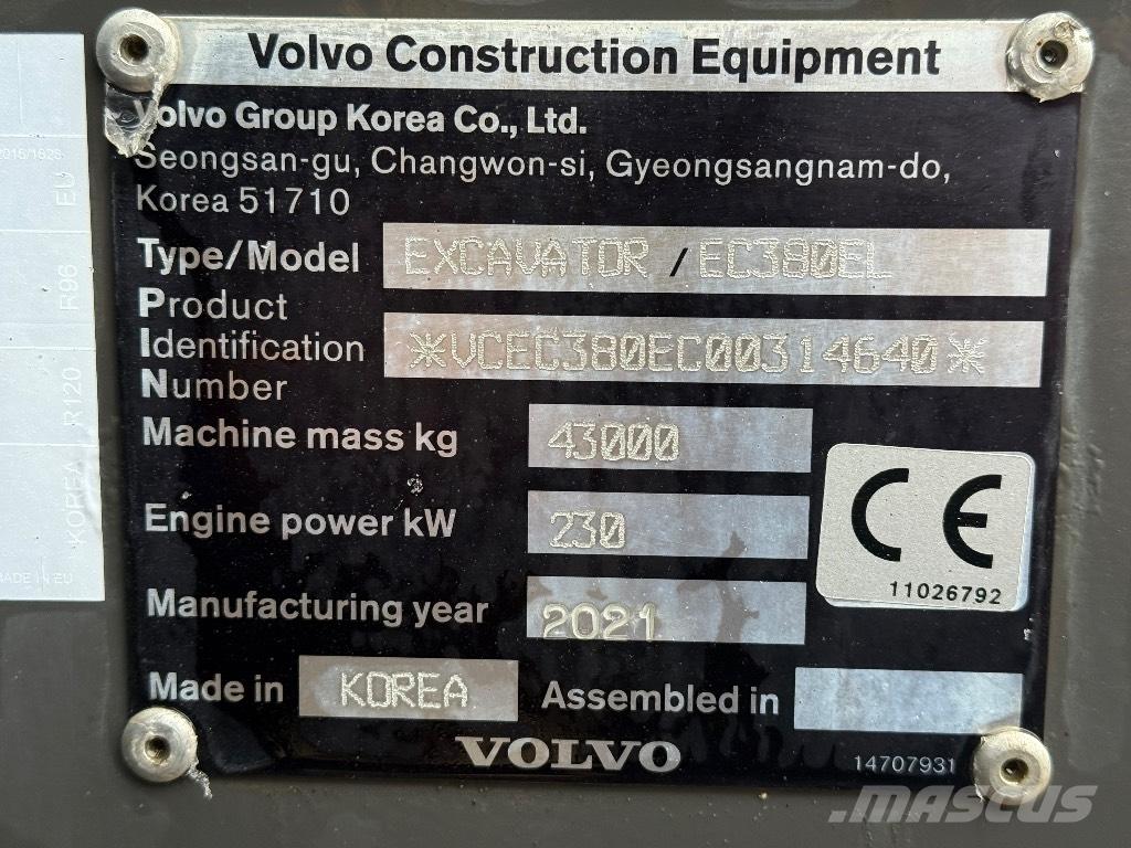 Volvo EC 380 EL Escavatori cingolati