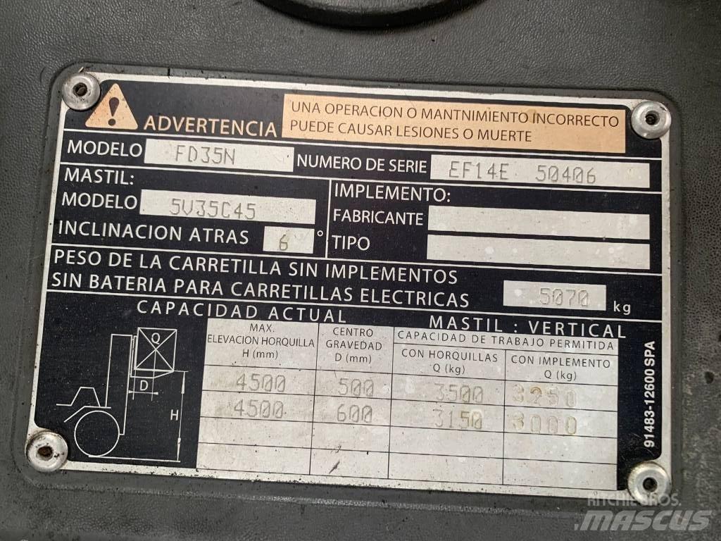 Mitsubishi FD35N Carrelli elevatori diesel
