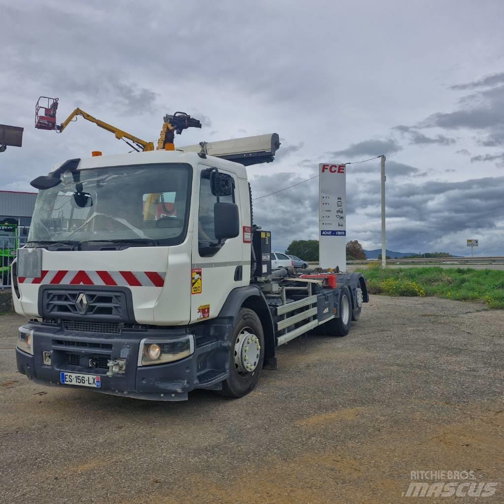 Renault D Wide 380 Camion con gancio di sollevamento