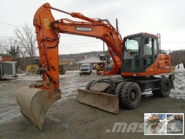 Doosan DX 140 W-3 Escavatori gommati