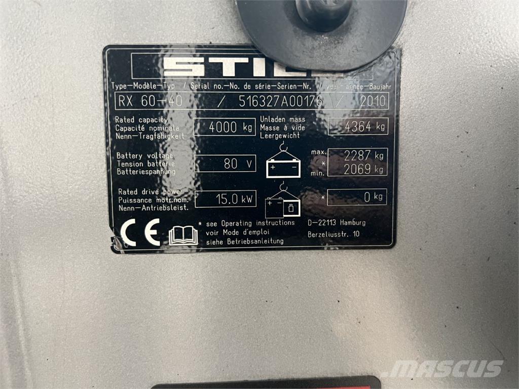 Still RX60-40 Carrelli elevatori elettrici