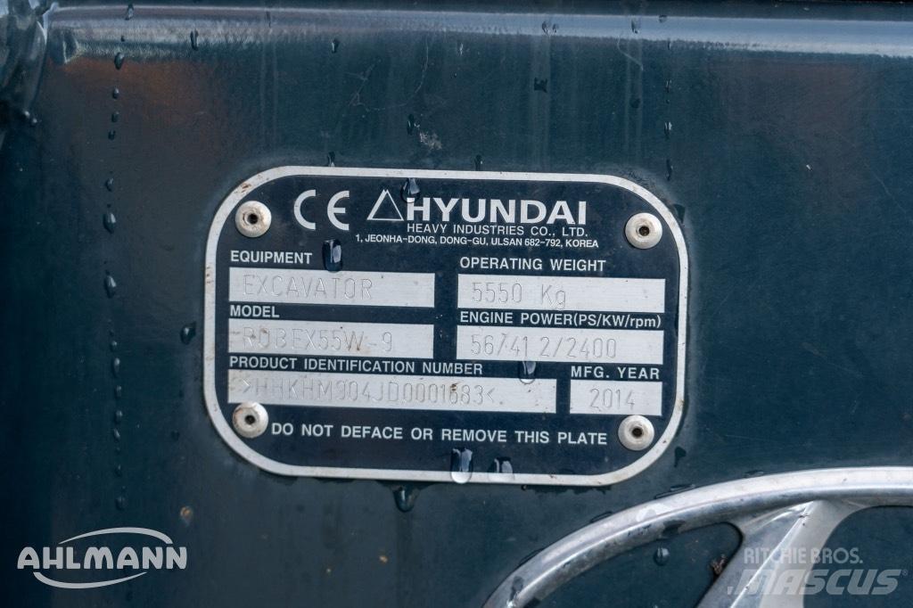 Hyundai R55W-9A Escavatori gommati