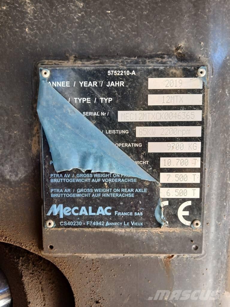 Mecalac 12 MTX Escavatori gommati