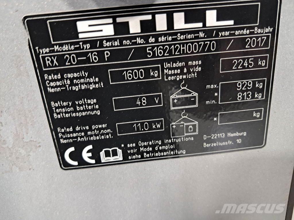 Still RX 20-16 P Carrelli elevatori elettrici