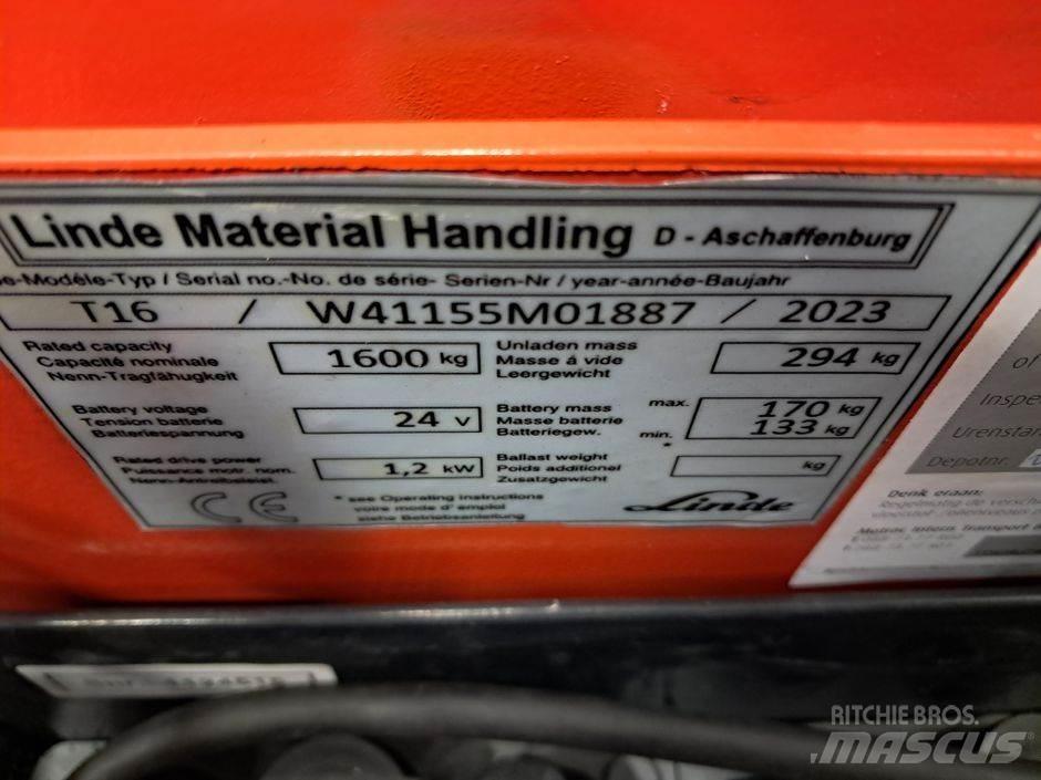 Linde T16 Transpallet manuale