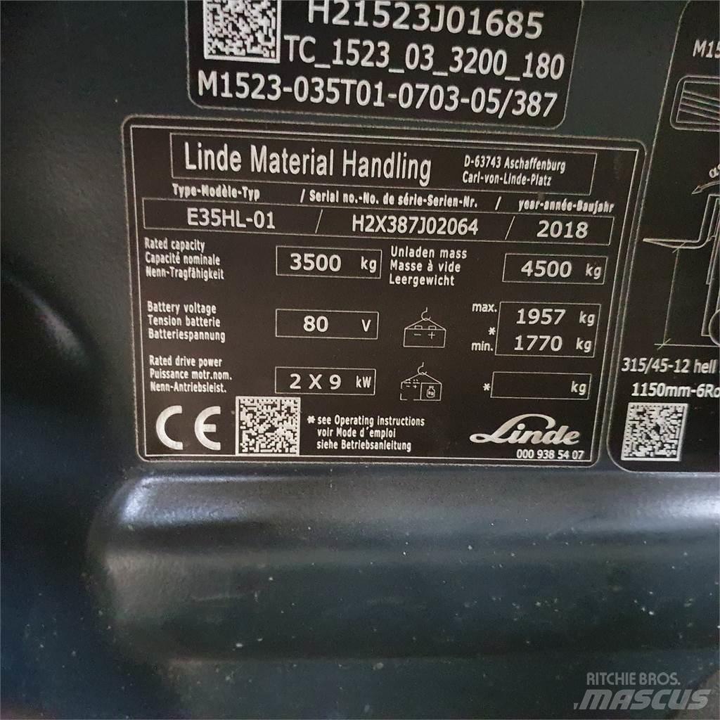 Linde E35HL Carrelli elevatori elettrici