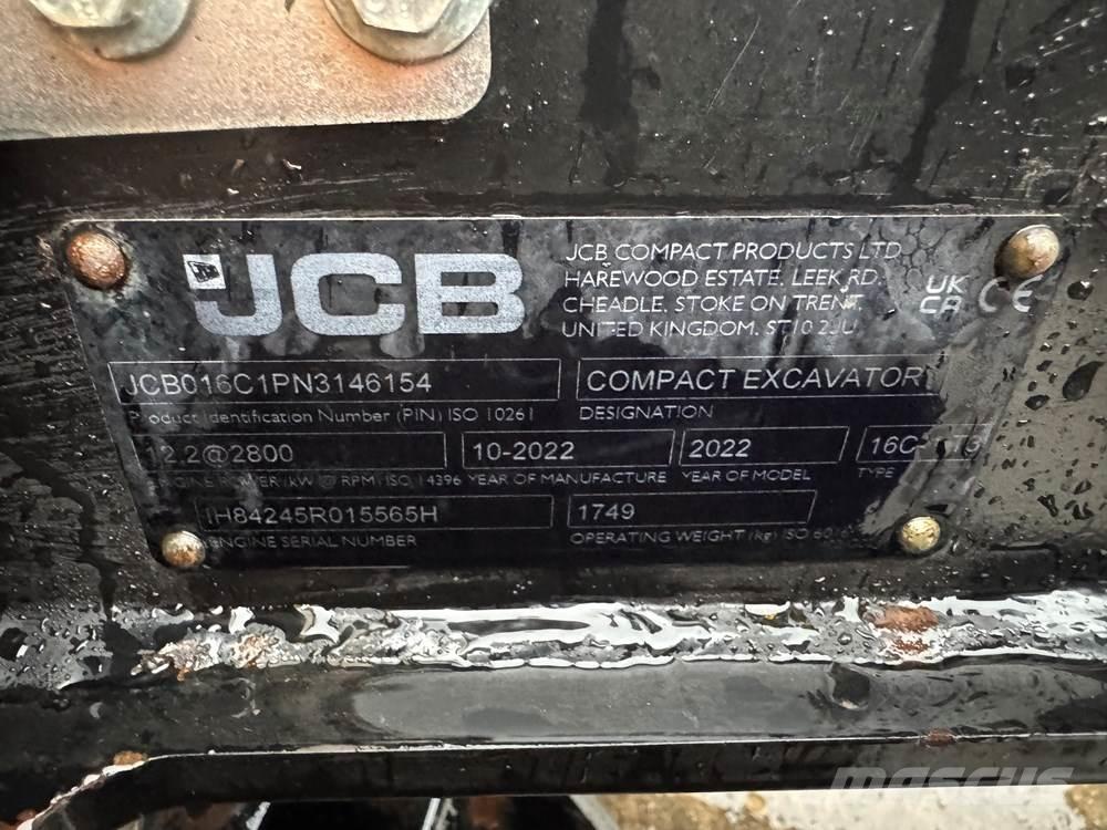 JCB 16C-1 Miniescavatori