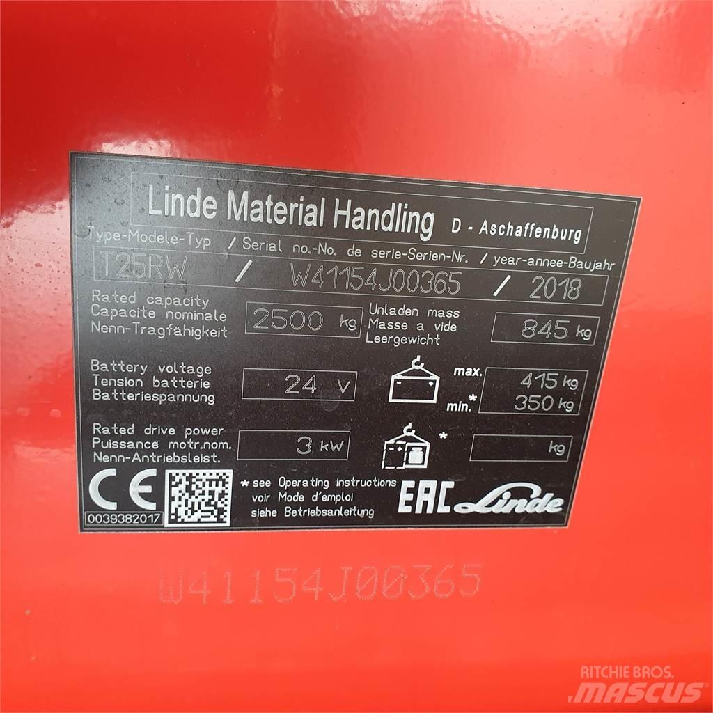 Linde T25RW-lang Transpallet manuale