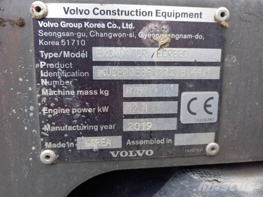 Volvo ECR 88 D Escavatori medi 7t - 12t