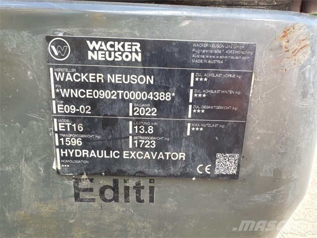 Wacker Neuson ET16 Escavatori cingolati