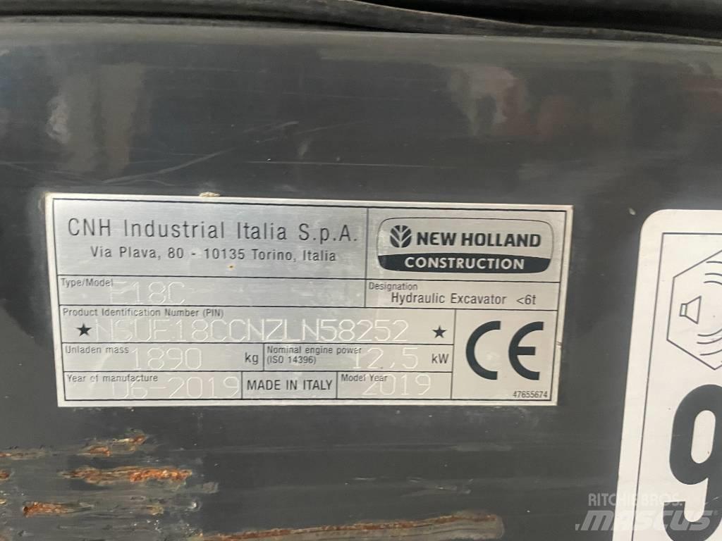 New Holland E 18 C Miniescavatori