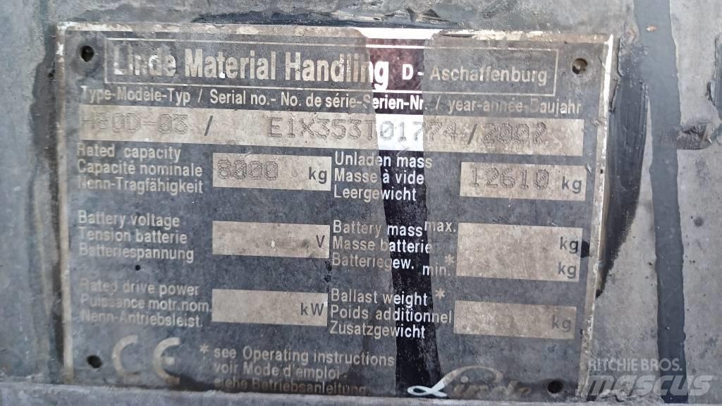 Linde H80D-03 Carrelli elevatori diesel